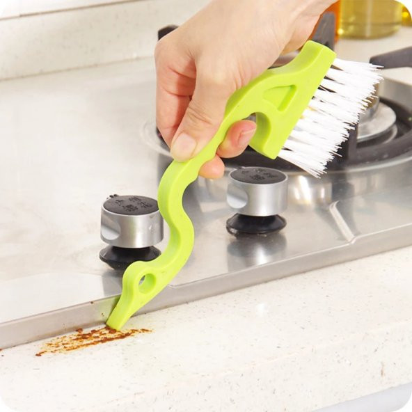 Küçük temizlik fırçası lavabo banyo cam ince arayer dip bucak - 3