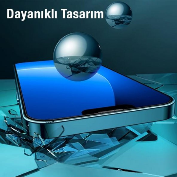 Baseus 2 Adet 0.3MM 9H iPhone 14 Plus ve 13 Pro Max 6.7 Ful Kaplama Kırılmaz Ekran Koruyucu,Dayanıklı - 3