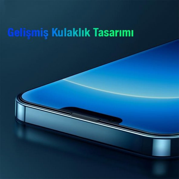 Baseus 2 Adet 0.3MM 9H iPhone 14 Plus ve 13 Pro Max 6.7 Ful Kaplama Kırılmaz Ekran Koruyucu,Dayanıklı - 5
