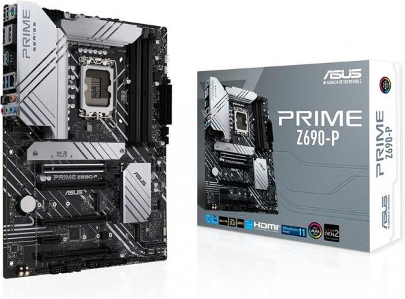 ASUS PRIME Z690-P Intel 6000MHz DDR5 LGA1700 ATX Anakart OUTLET