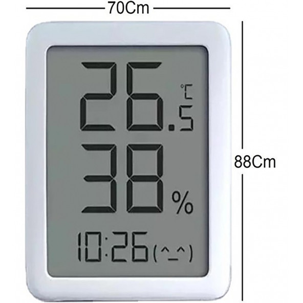 Xiaomi Miaomiaoce Serisi LCD Termometre Nem Ölçer ve Saat - Resim 5