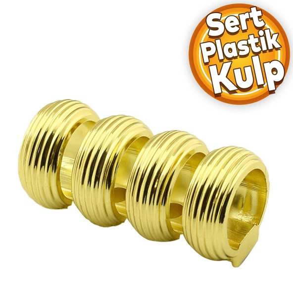 Icon Mobilya Çekmece Mutfak Dolap Dolabı Kapak Kulpu Kulpları Kulbu Gold Sert Plastik Kulp
