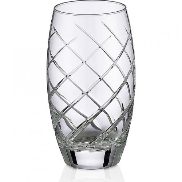 Kcd Armonı Sade Kesme El Dekor Yaldızlı 6 Adet Desenli Su ve Meşrubat Bardak Takımı - Resim 2