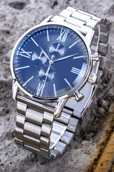 Roma Rakamlı Erkek Kol Saati Gümüş Renk ST-304289 - 2