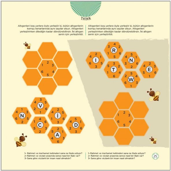 THINK 9+ Yaş / IQ, Dikkat ve Yetenek Geliştiren Kitaplar Serisi - Resim 2
