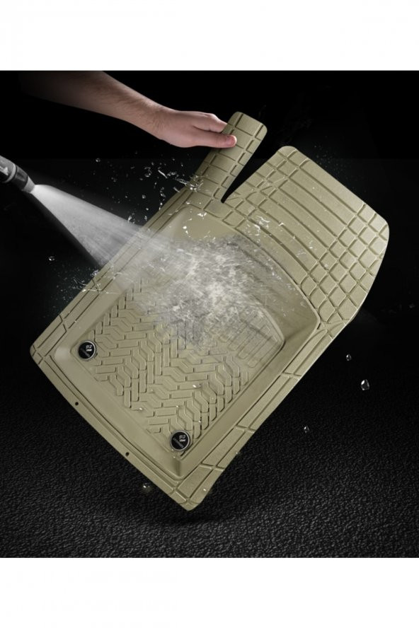 HLP Mitsubishi Lancer Evo Universal Malaga Profesyonel Bej Oto Paspas - Resim 3