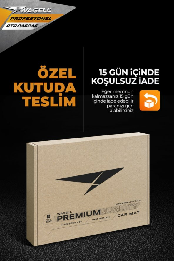 wagell Profesyonel Bej 4d Havuzlu Peugeot Rcz Uyumlu Oto Paspas - 8