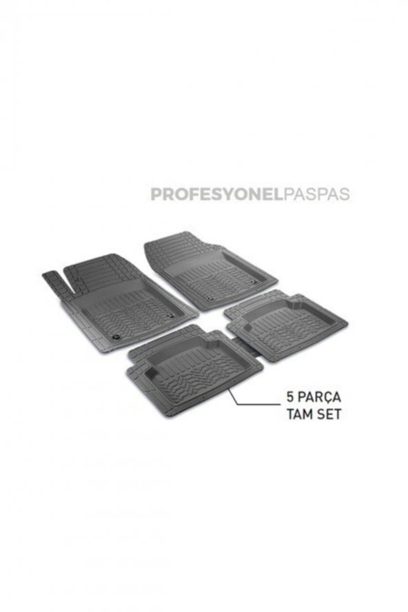 Sevenyol Seat Toledo 12- 3d Havuzlu Profesyonel Paspas Siyah ürün görseli