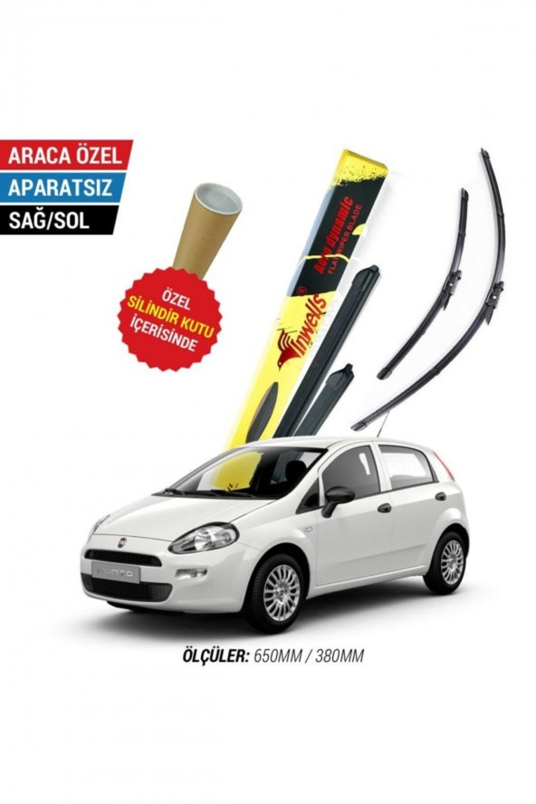 Inwells Fiat Punto Inwells Muz Silecek Takımı (2007-2017) ürün görseli 1