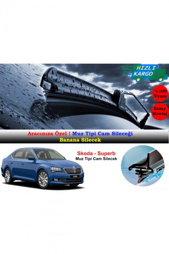 Inwells Skoda Super B Muz Silecek Takımı 2015- ürün görseli 1