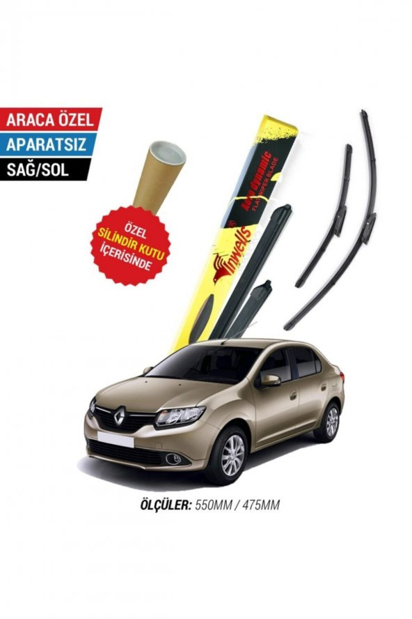 Inwells Renault Symbol Inwells Muz Silecek Takımı (2016-2019) ürün görseli 1