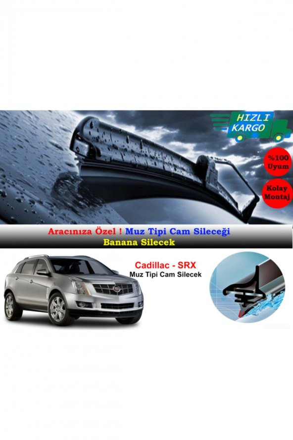 Inwells Cadillac Srx 2010-2017 Muz Silecek Takımı