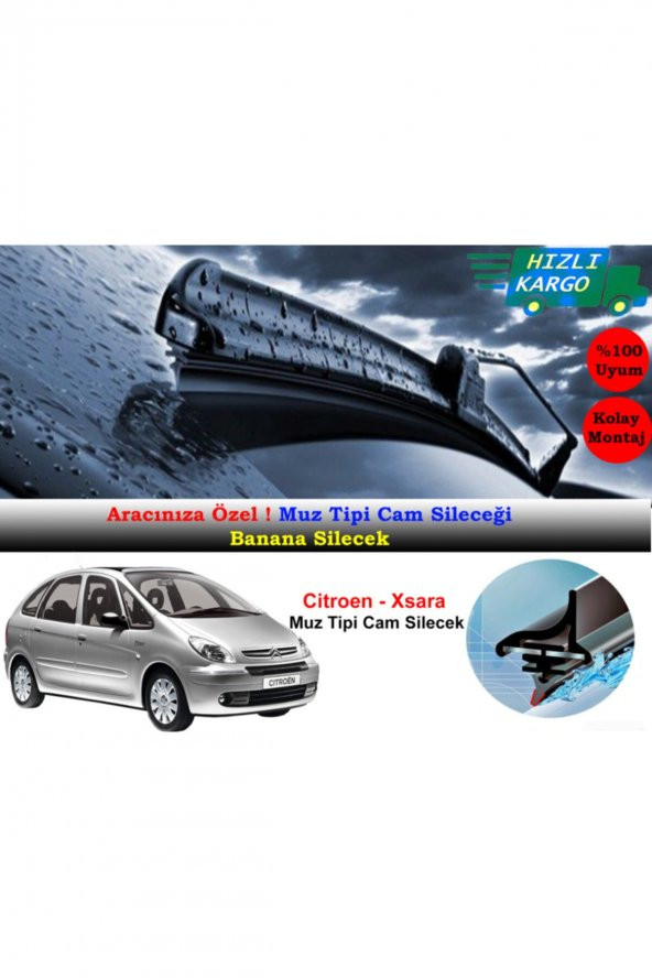 Inwells Citroen Xsara Picasso Muz Silecek Takımı 2005-2010 - 1