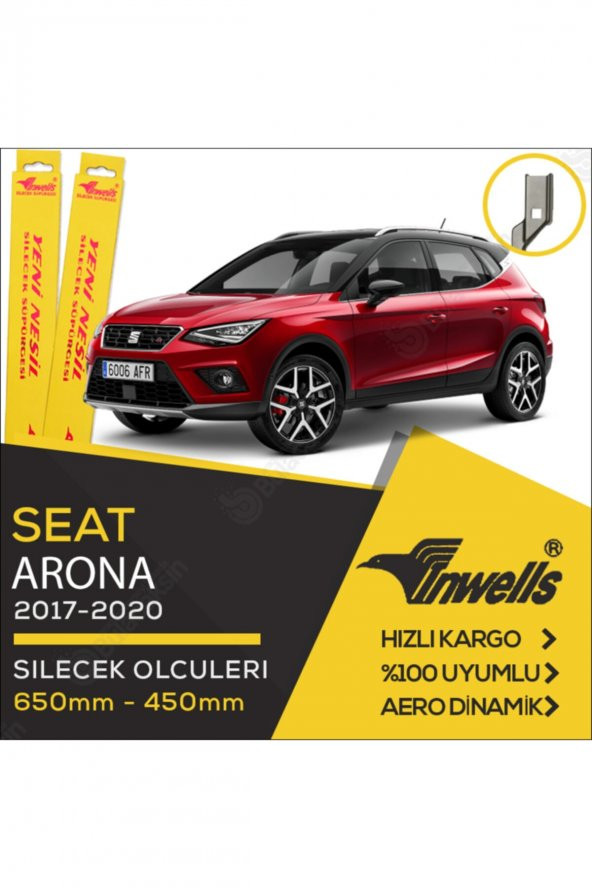 Inwells Seat Arona 2017 - 2020 Ön Muz Silecek Takımı ürün görseli 1