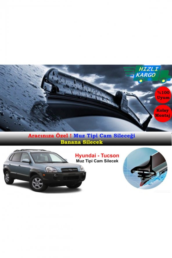 Inwells Hyundai Tucson Muz Silecek Takımı 2004-2012 ürün görseli 1