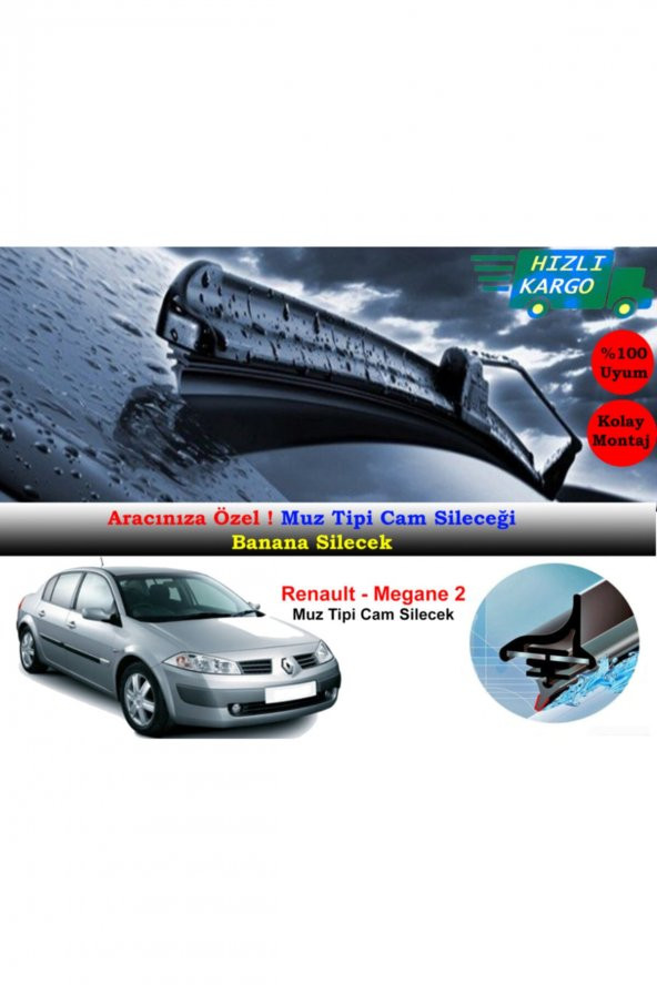 Inwells Renault Megane 2 Muz Silecek Takımı 2003-2009 ürün görseli
