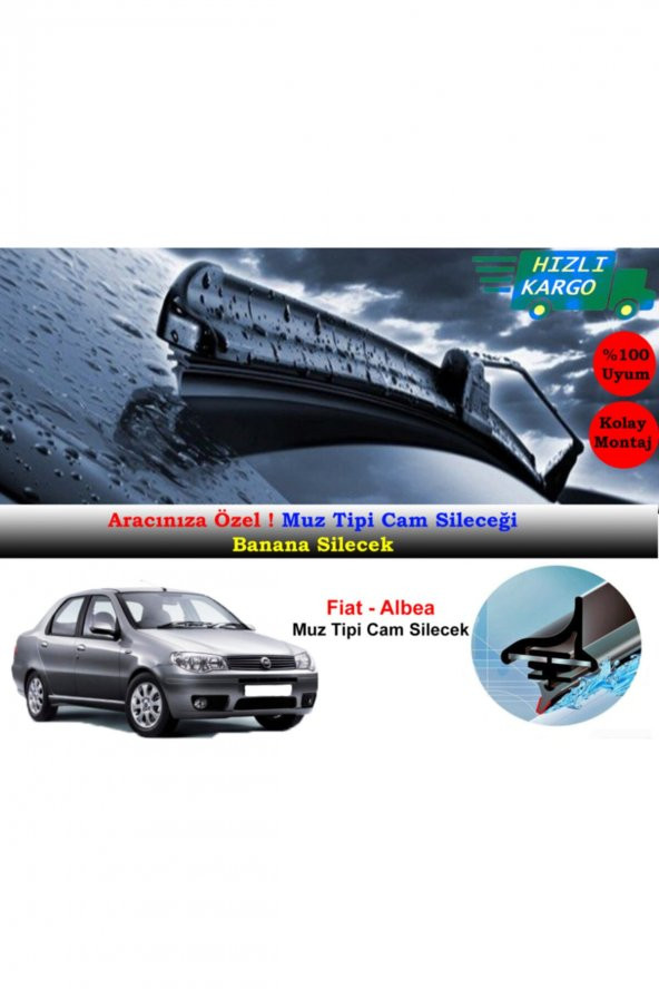 Inwells Fiat Albea Muz Silecek Takımı 2002-2012