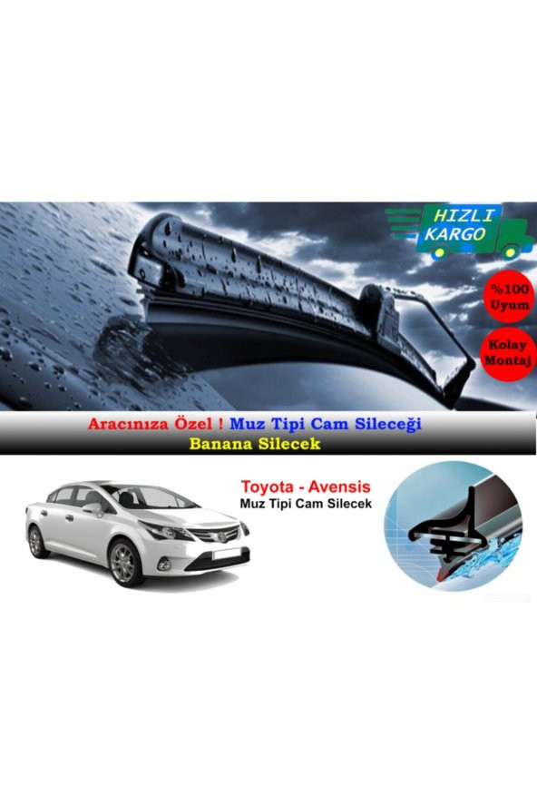 Inwells Toyota Avensis Muz Silecek Takımı 2009-2014 - 1