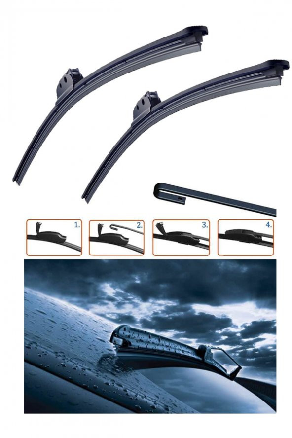 CoverPlus Volkswagen Caravelle Silecek (2008-2012) 600 Mm/600 Mm - 2