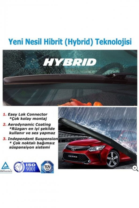 Atakent Hobi Volkswagen Caravelle Yeni Nesil Hibrit Silecek (2005-2007) 600 Mm/600 Mm - Resim 3