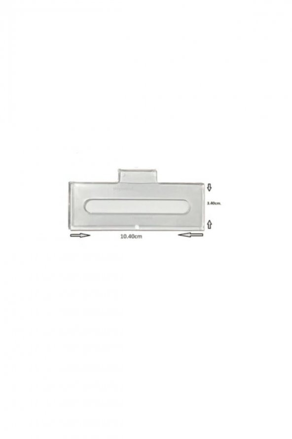 Aye Store Yeni Tip Hgs Etiket Kabı | 10.25 Cm X 2.6 Cm - 2