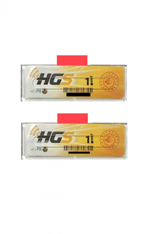 DORUKKIRTASIYE Hgs Etiketi Kabı / Şeffaf Yapıştırmalı Sert Plastik Hgs Koruyucu / Cama Takmatik Aparatı 2 Adet ürün görseli