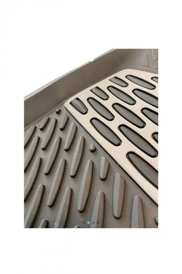 Autokit Teamcar Havuzlu 3d Oto Paspas Siyah - Gri - Resim 3