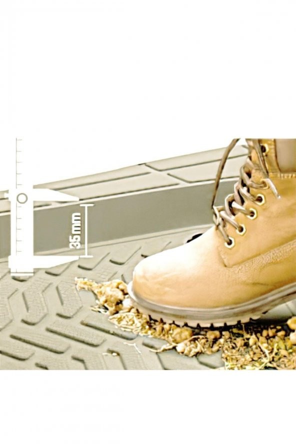 PROMATS Hyundai Ix20 Uyumlu Profesyonel Paspas Bej Havuzlu - Resim 4