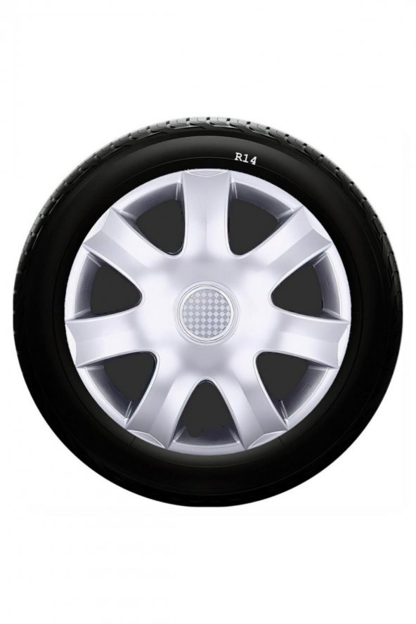 SJS Sks Dacia Jant Kapağı 14 Inç Kırılmaz 1 Takım 4 Adet No:223 ürün görseli 1