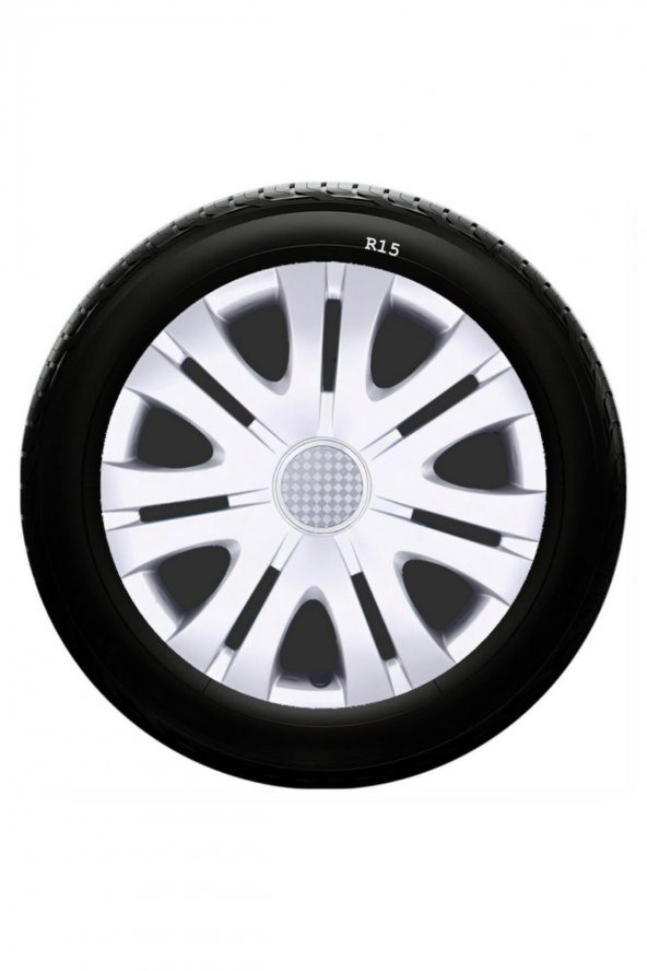 SJS Sks Nissan Jant Kapağı 15 Inç Kırılmaz 1 Takım 4 Adet No:317 ürün görseli 1