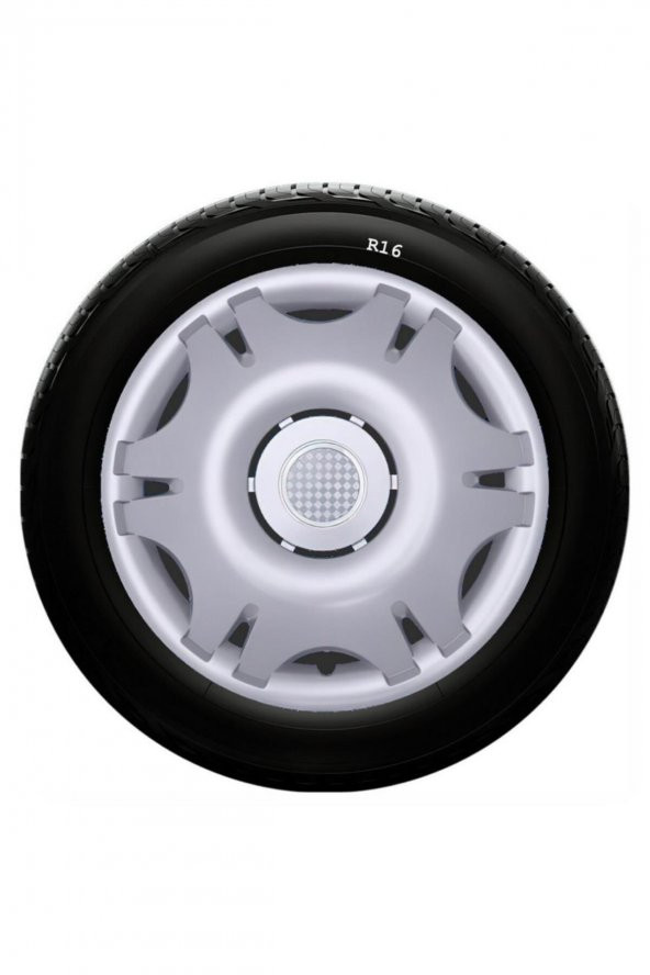 SJS Sks Alfa Romeo Jant Kapağı 16 Inc Kırılmaz 1 Takım 4 Adet No:402