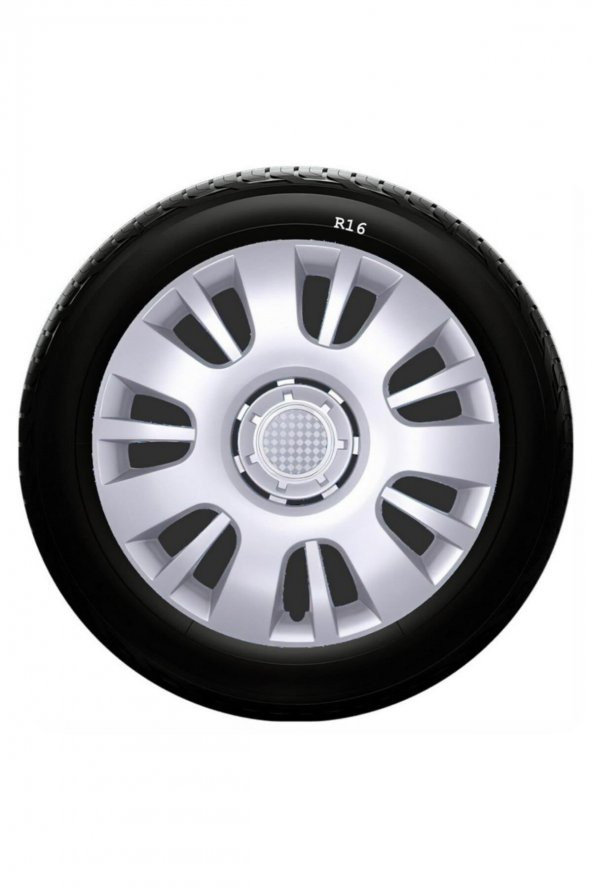 SJS Sks Alfa Romeo Jant Kapağı 16 Inç Kırılmaz 1 Takım 4 Adet No:407