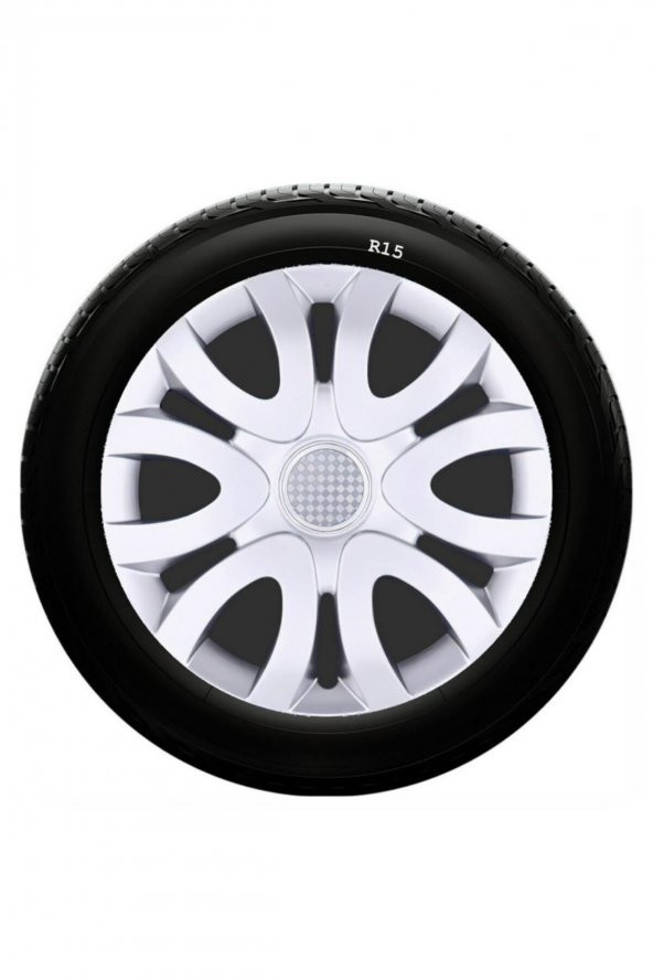 SJS Sks Alfa Romeo Jant Kapağı 15 Inc Kırılmaz 1 Takım 4 Adet No:330