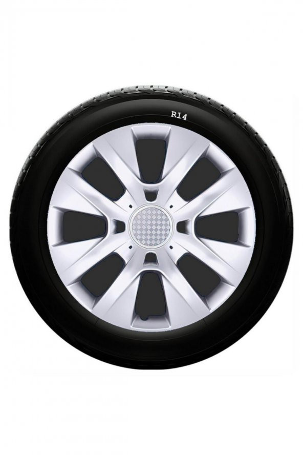 SJS Sks Alfa Romeo Jant Kapağı 14 Inç Kırılmaz 1 Takım 4 Adet No:225