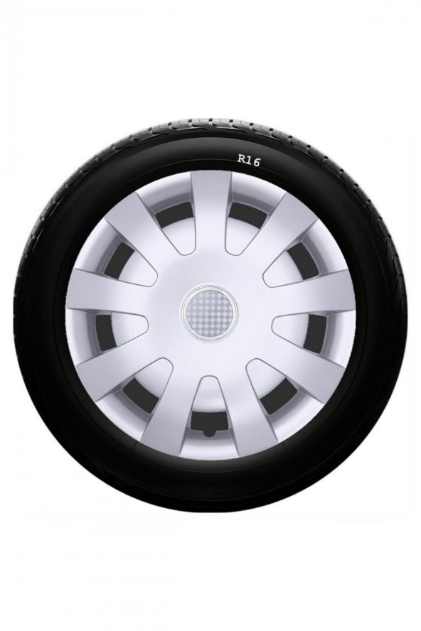 SJS Sks Alfa Romeo Jant Kapağı 16 Inç Kırılmaz 1 Takım 4 Adet No:405 - 1