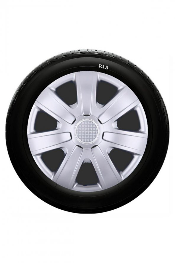 SJS Sks Alfa Romeo Jant Kapağı 15 Inç Kırılmaz 1 Takım 4 Adet No:325 - 1