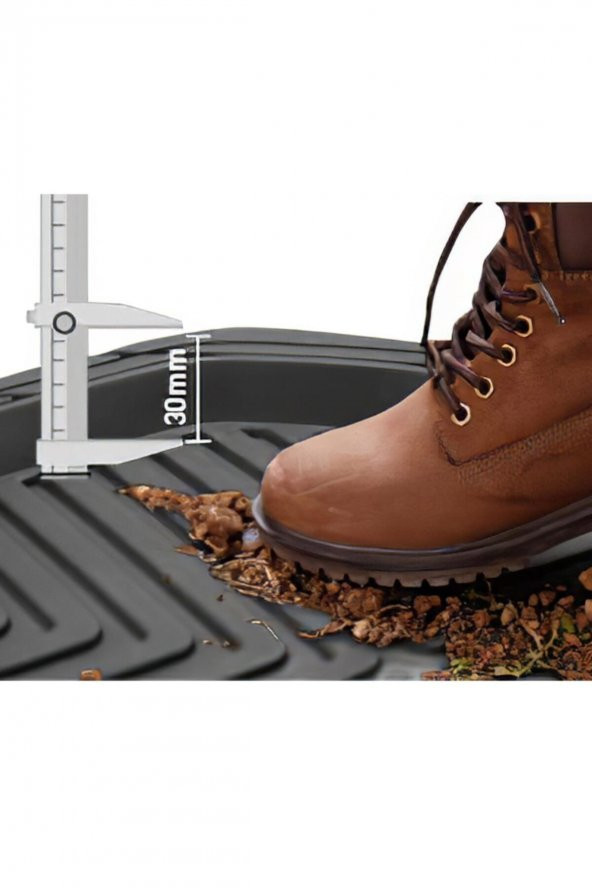 PROMATS Extra Skoda Roadster Uyumlu 4d Havuzlu Paspas Siyah - Resim 4