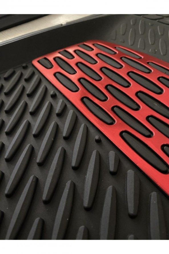 Yekoto Honda Jazz(09-14) Extra Derin Havuzlu 3d Kırmızı Paspas - Resim 3