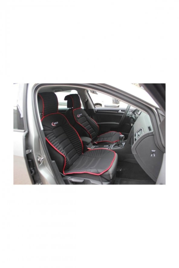 Space Audi Q3 Bumerang Minder 2 Li Set Ön Takım Siyah Kırmızı Şeritli 2012