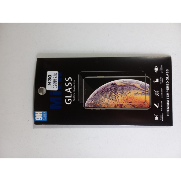 ASLANTİC SAMSUNG M30 9H TEMPERLİ KIRILMAZ CAM KORUYUCU