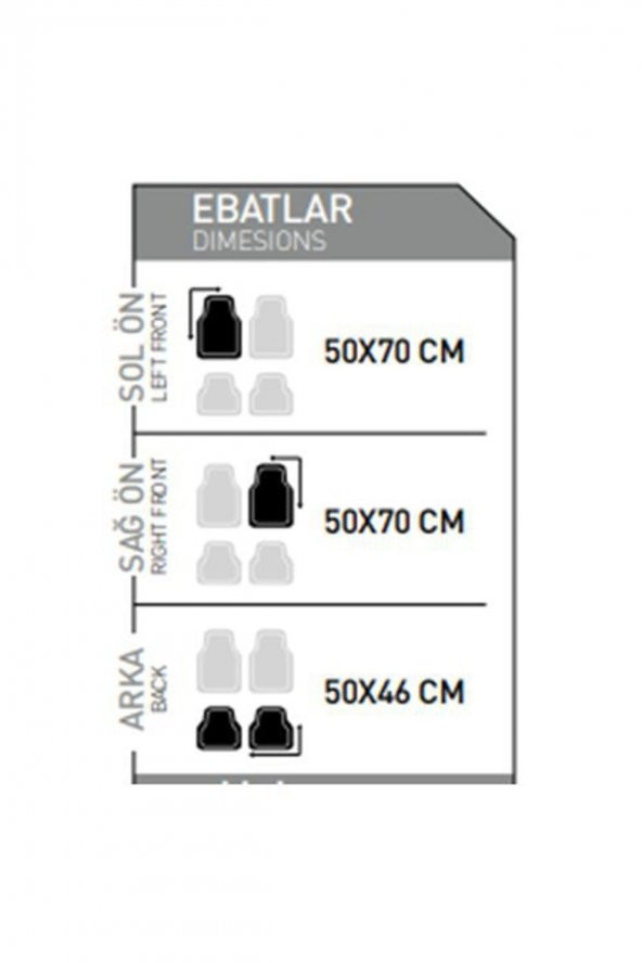 Unikum Mercedes G500 Ekonomik 3d Havuzlu Paspas Gri 5 Parça Star Oto Paspası - Resim 2