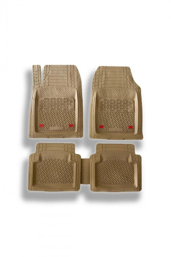 SAFİR 2011 Model Chrysler Caravan Için Havuzlu Tip Universal Lüks Bej Paspas - Resim 3