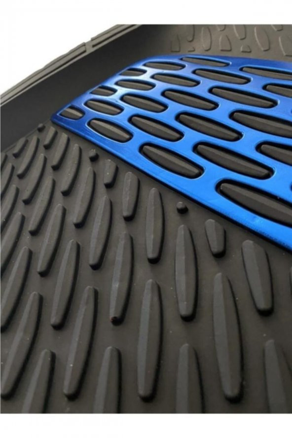 Yekoto Renault Scenic (03-05) Extra Derin Havuzlu 3d Mavi Paspas - Resim 3