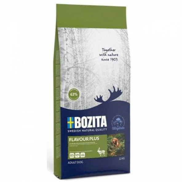 Bozita Naturals Flavour Plus Köpek Kuru Mama 12Kg