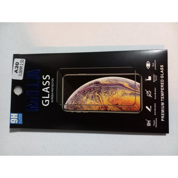 ASLANTİC SAMSUNG A20 9H KIRILMAZ CAM KORUYUCU