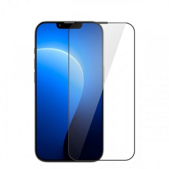 Baseus Full Koruma Darbe Emici 2 Adet 13 Pro Max Ekran Koruyucu Esnek Cam Parmak İzi Bırakmaz