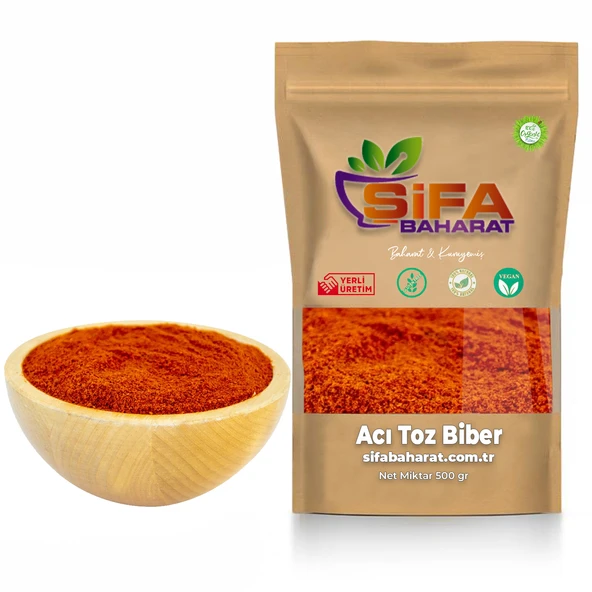 Şifa Baharat Acı Toz Biber 500 gr ürün görseli 1