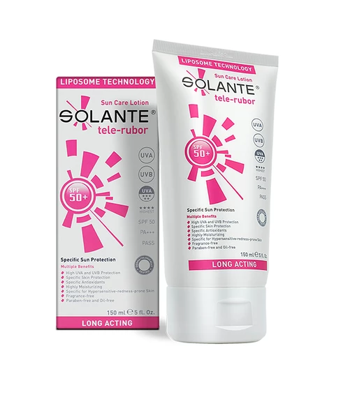 Solante Tele-Rubor SPF 50+ Güneş Koruyucu Losyon 150 ml