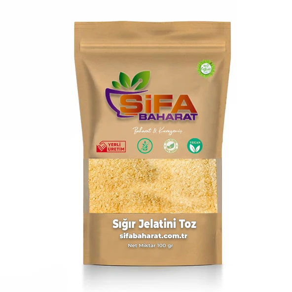 Şifa Baharat Sığır Jelatini Toz 100 gr