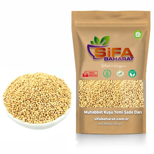 Şifa Baharat Kuş Yemi Sade Darı 750 gr ürün görseli